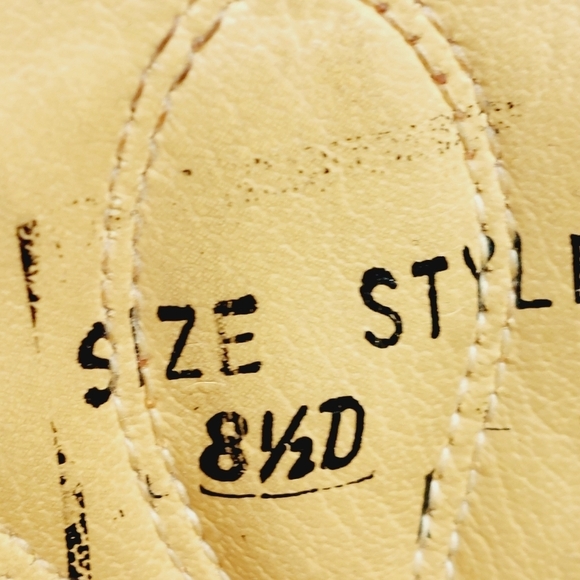 Bronco Brown Embroidery Leather Slip On Block Heel Pointy Toe Western Boots D186 - Picture 10 of 13